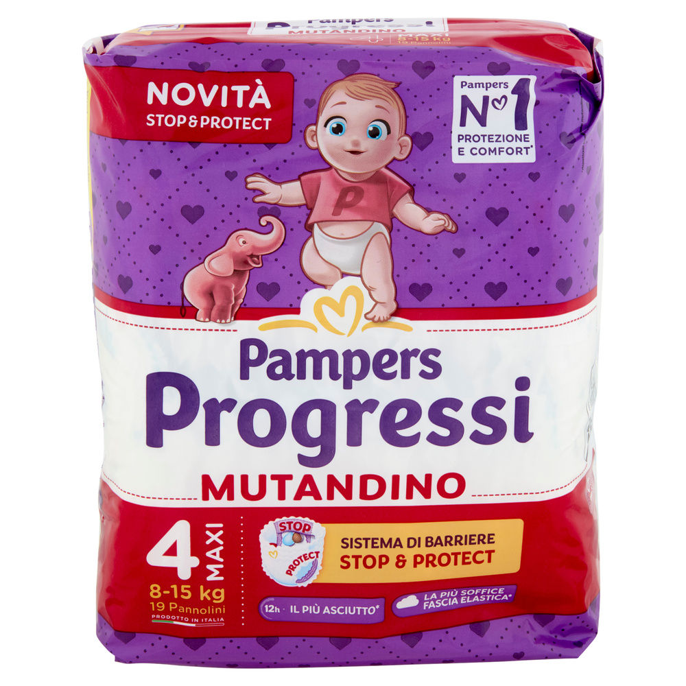 MUTANDINO PAMPERS PROGRESSI MAXI PZ.19 - 6