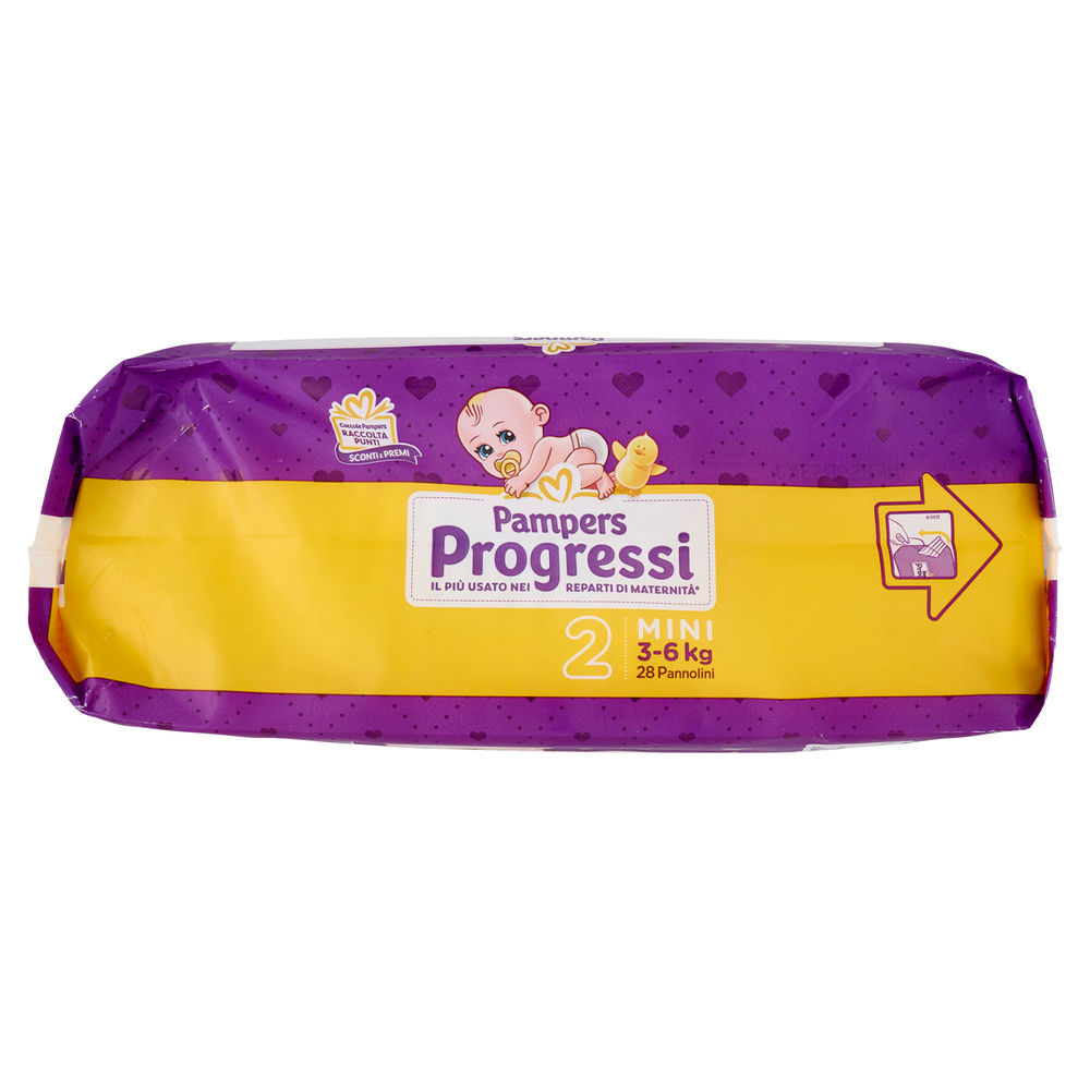 PANNOLINI PAMPERS PROGRESSI MINI PZ.28 - 3