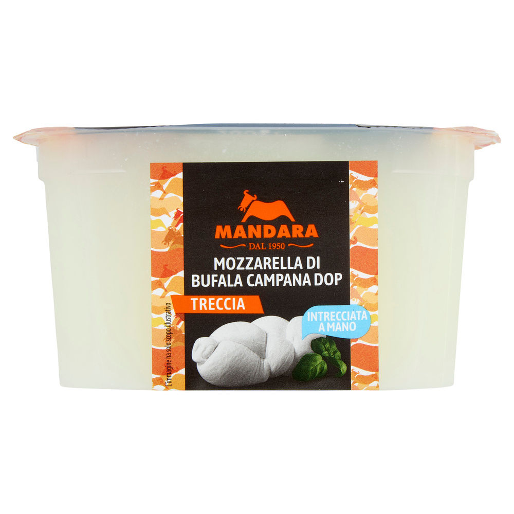 TRECCIA DI MOZZARELLA DI BUFALA CAMPANA DOP MANDARA G 200 - 5