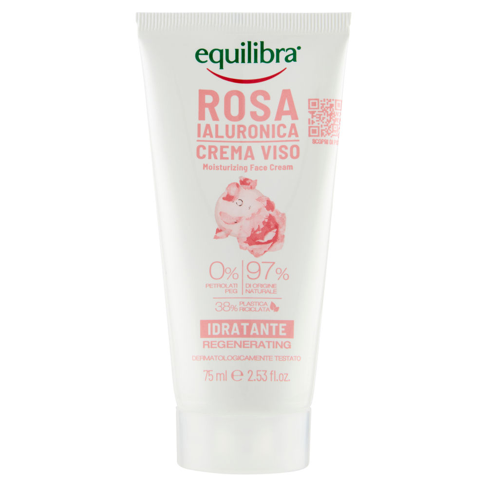 CREMA VISO EQUILIBRA IDRATANTE ROSA IALURONICA ML 75 - 0