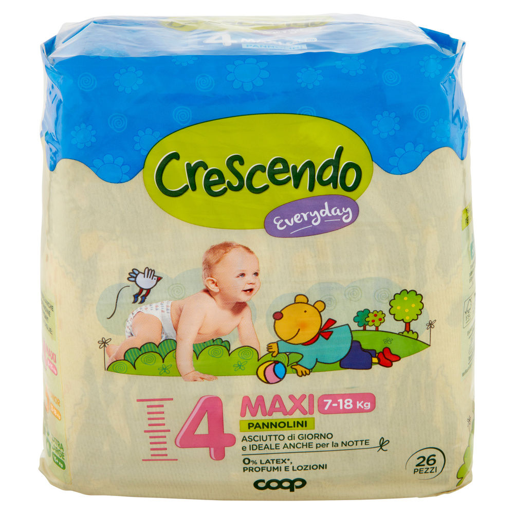 PANNOLINI COOP CRESCENDO EVERYDAY TG 4 PZ.26 - 7