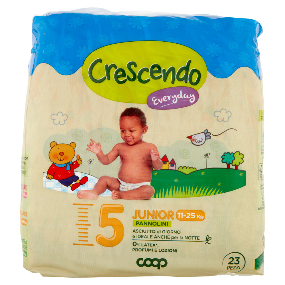 PANNOLINI COOP CRESCENDO EVERYDAY TG 5 PZ.23 - 5