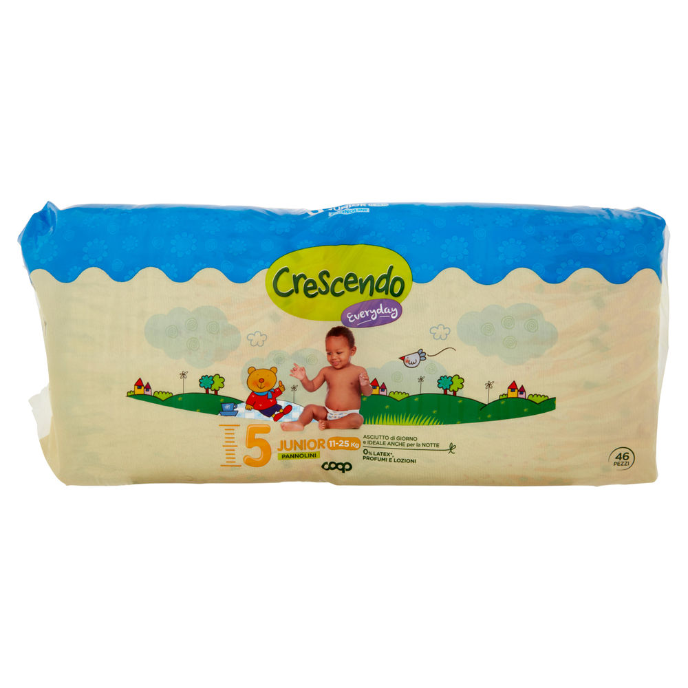 Pannolini coop crescendo everyday tg 5 pacco doppio pz.46