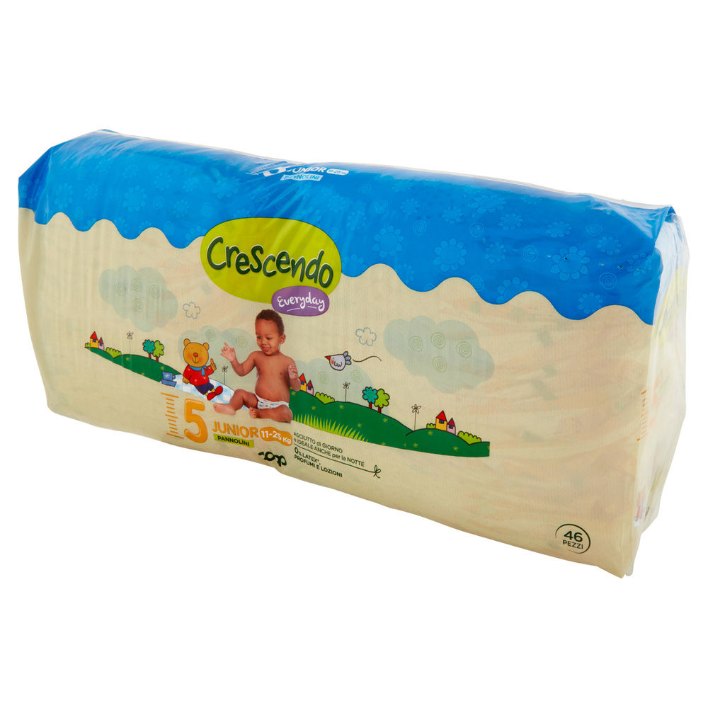 PANNOLINI COOP CRESCENDO EVERYDAY TG 5 PACCO DOPPIO PZ.46 - 4