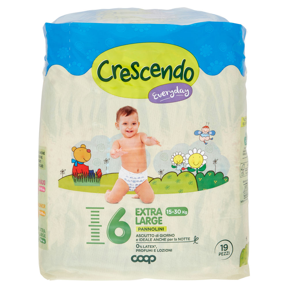Pannolini coop crescendo everyday tg 6 pz.19