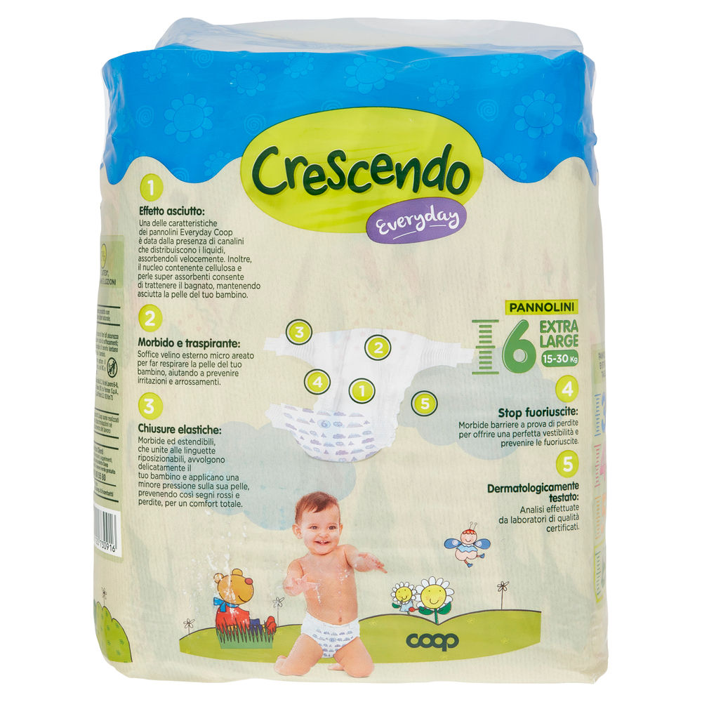 PANNOLINI COOP CRESCENDO EVERYDAY TG 6 PZ.19 - 1