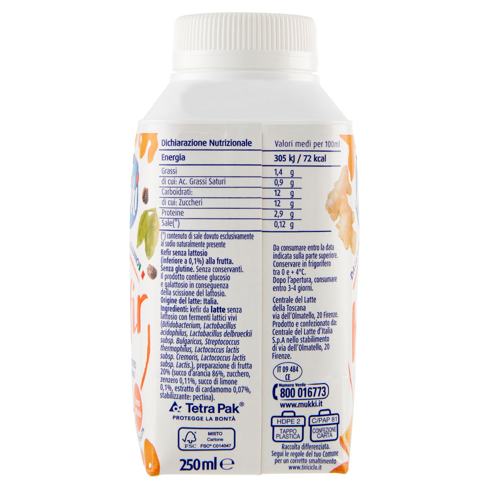 KEFIR ARANC/ZENZ/CARDAM. MUKKI 250ML - 6