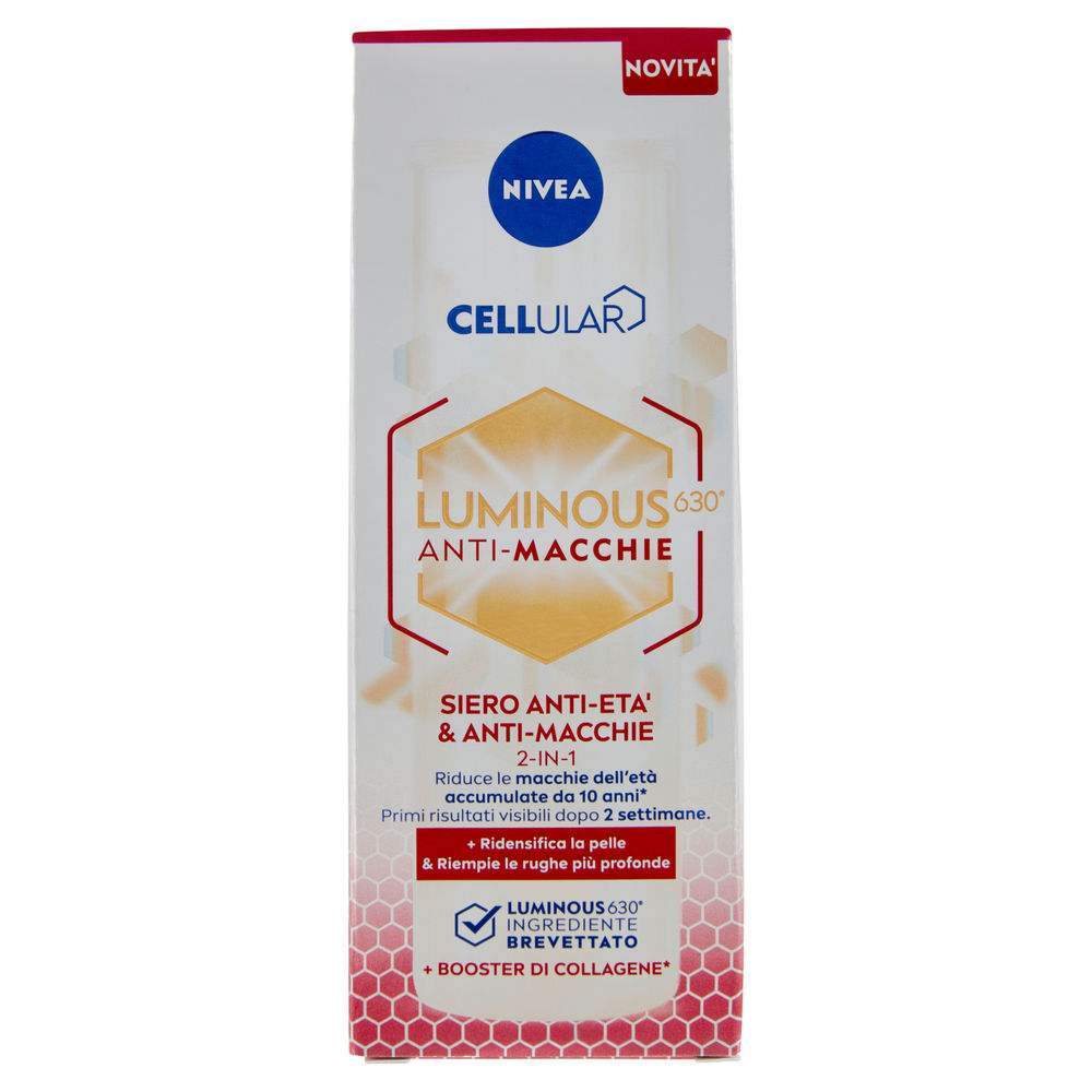 SIERO VISO ANTI-ETA' ANTIMACCHIE 2IN1 CELLULAR LUMINOUS630 NIVEA ML 30 - 0
