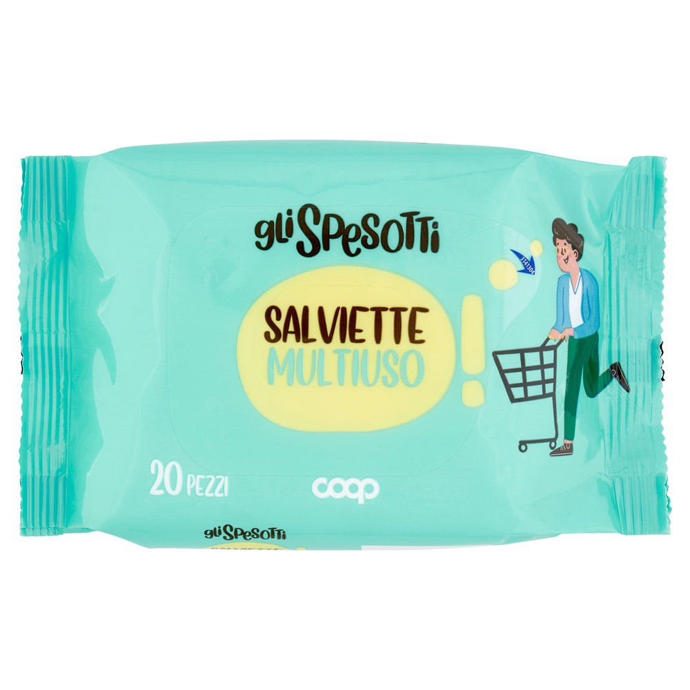 SALVIETTE UMIDIFICATE MILLEUSI GLI SPESOTTI COOP PZ.20 - 0