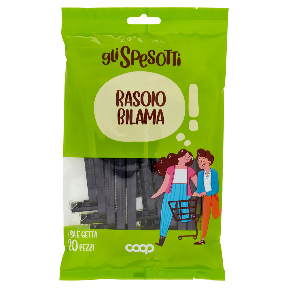 Rasoi usa e getta gli spesotti coop bilama unisex pz.20