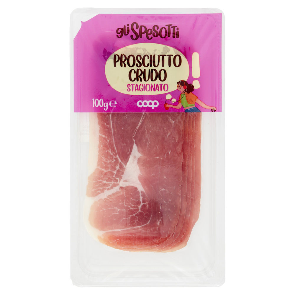 PROSCIUTTO CRUDO STAGIONATO GLI SPESOTTI COOP G 100 - 2