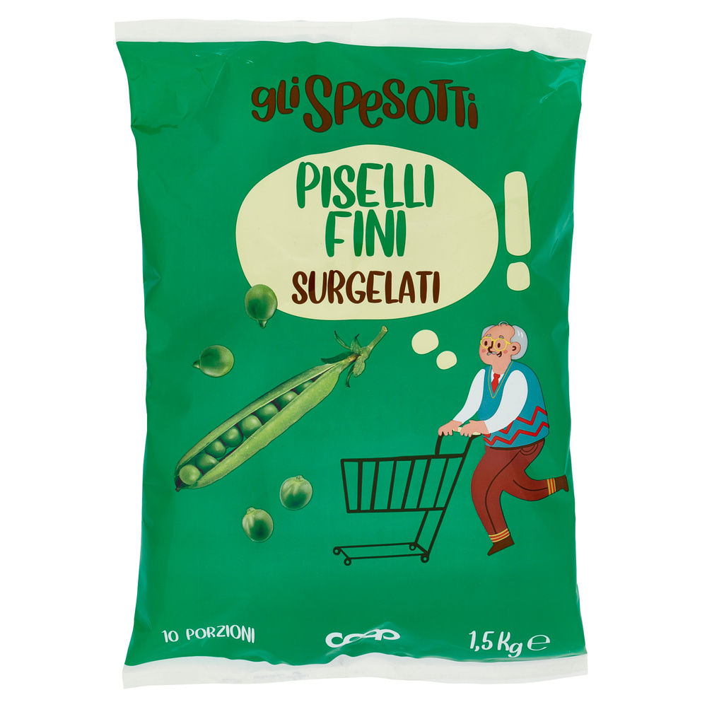 PISELLI FINI SURGELATI GLI SPESOTTI COOP KG 1,5 - 3