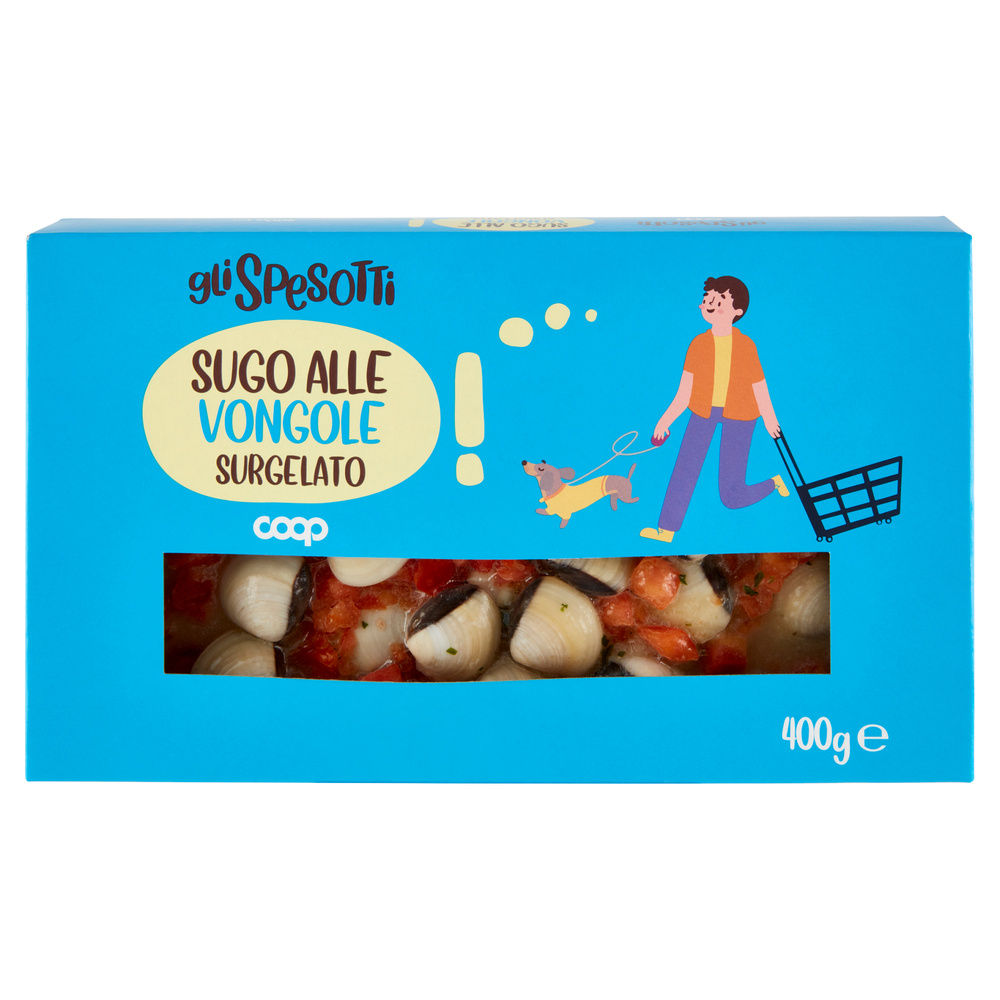 SUGO ALLE VONGOLE SURGELATO GLI SPESOTTI COOP G 400 - 2