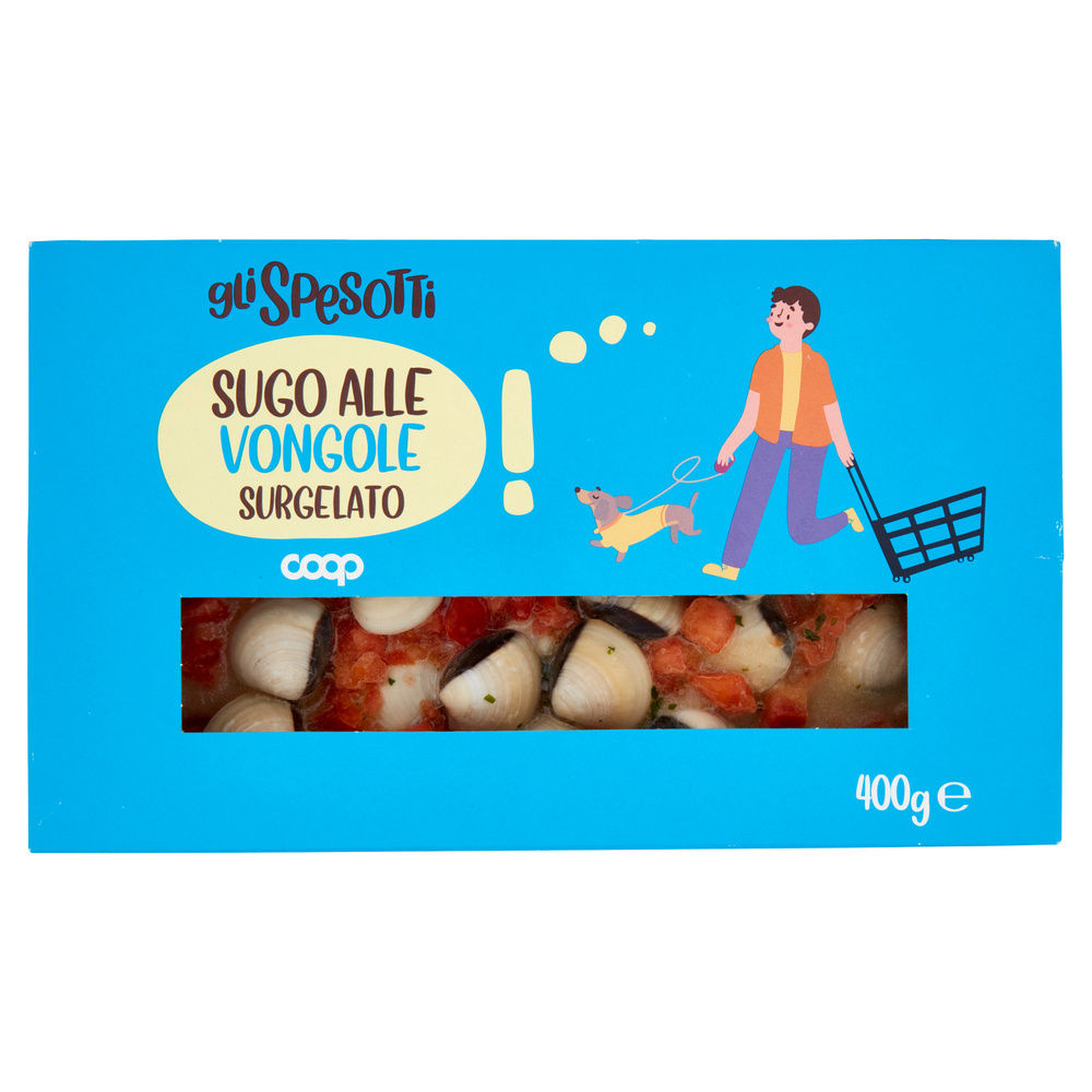 SUGO ALLE VONGOLE SURGELATO GLI SPESOTTI COOP G 400 - 3