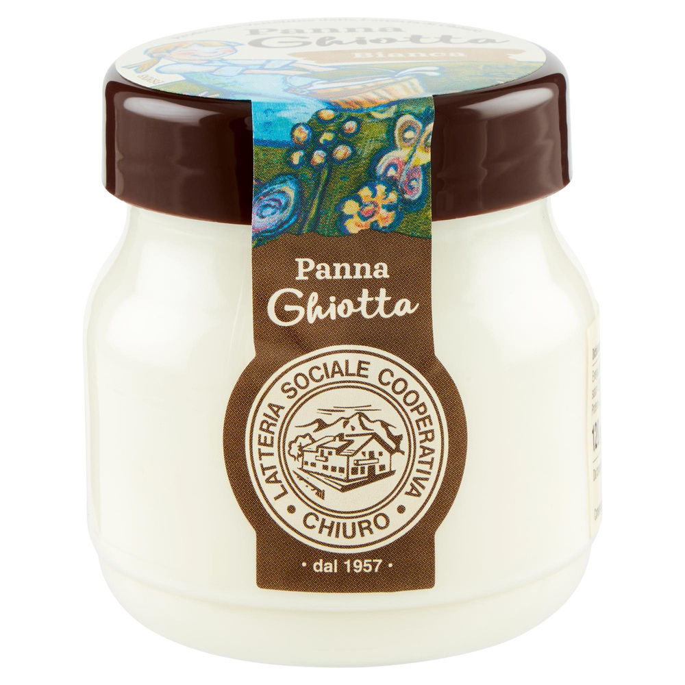 PANNA GHIOTTA BIANCA 120 G.LATTERIA DI CHIURO - 6