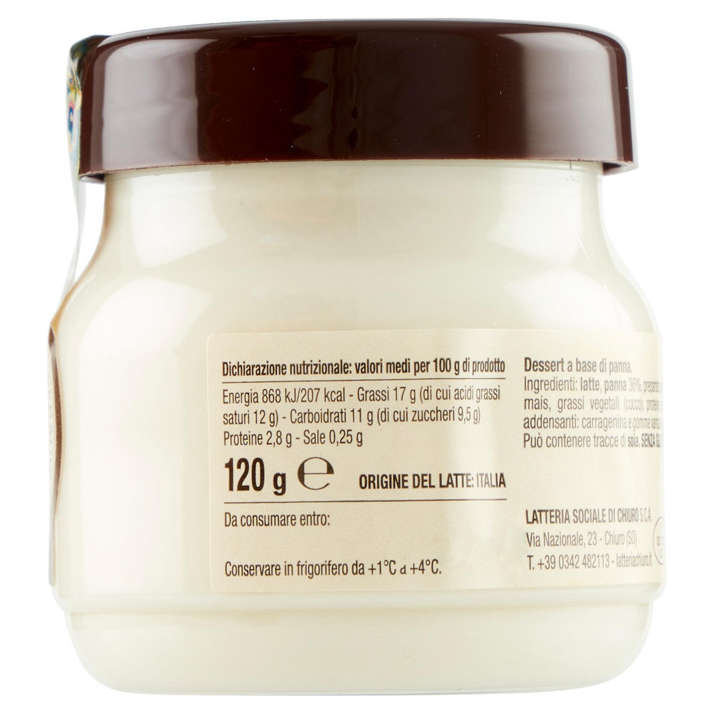 PANNA GHIOTTA BIANCA 120 G.LATTERIA DI CHIURO - 2