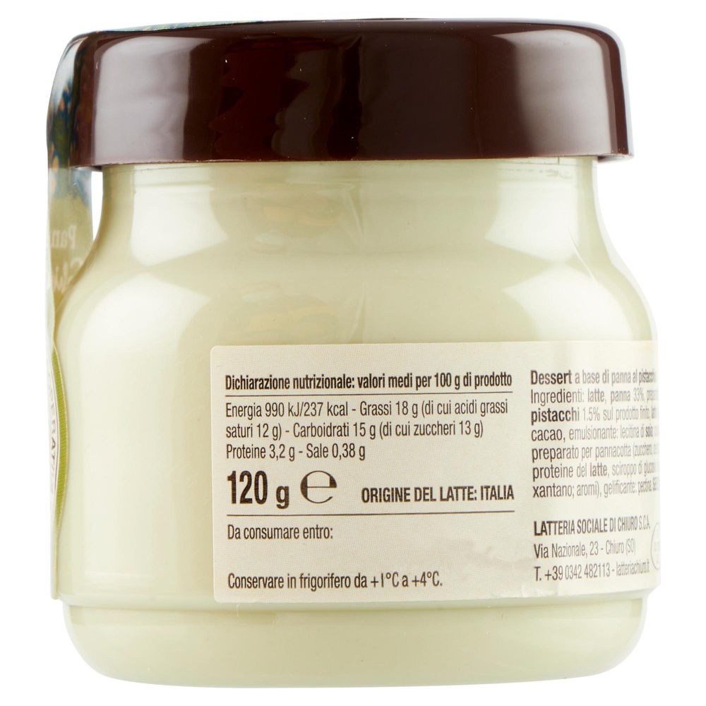 PANNA GHIOTTA PISTACCHIO 120 G.LATTERIA DI CHIURO - 5