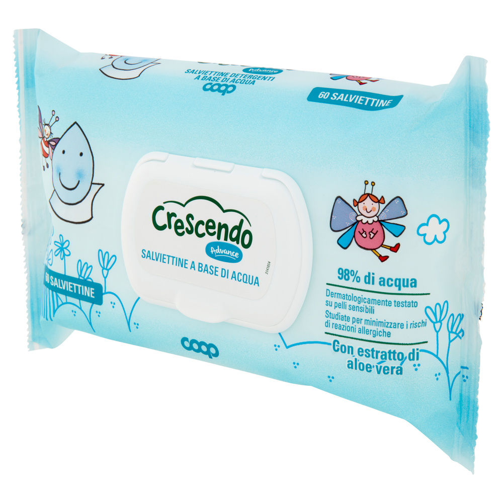 SALVIETTINE DETERGENTI A BASE DI ACQUA COOP CRESCENDO ADVANCE PZ.60 - 8