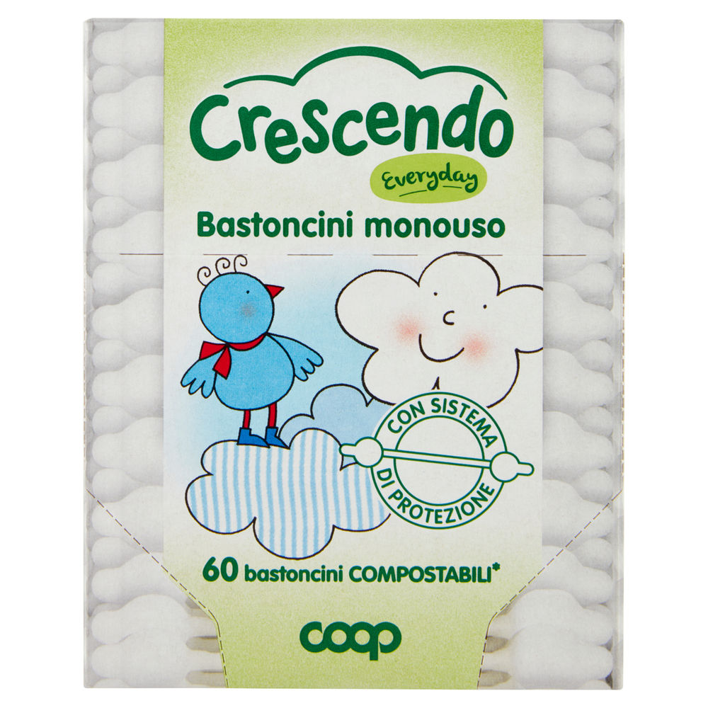 BASTONCINI MONOUSO COOP CRESCENDO EVERYDAY PZ.60 - 0