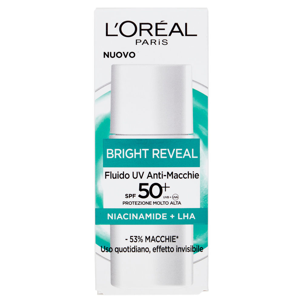 CREMA FLUIDA L'OREAL UV BRIGHT REVEAL NIACINAMIDE ML 50 - 7