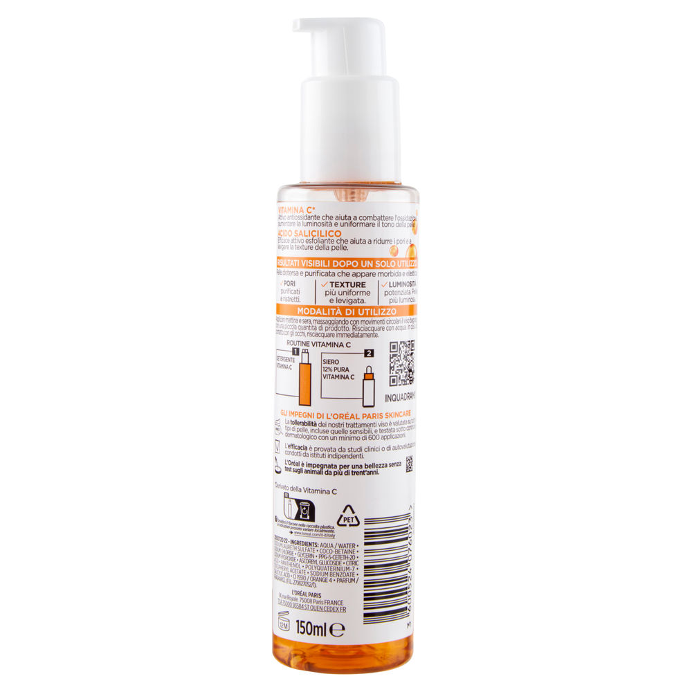 DETERGENTE VISO L'OREAL REVITALIFT CLINICAL VITAMIN C ML 150 - 1