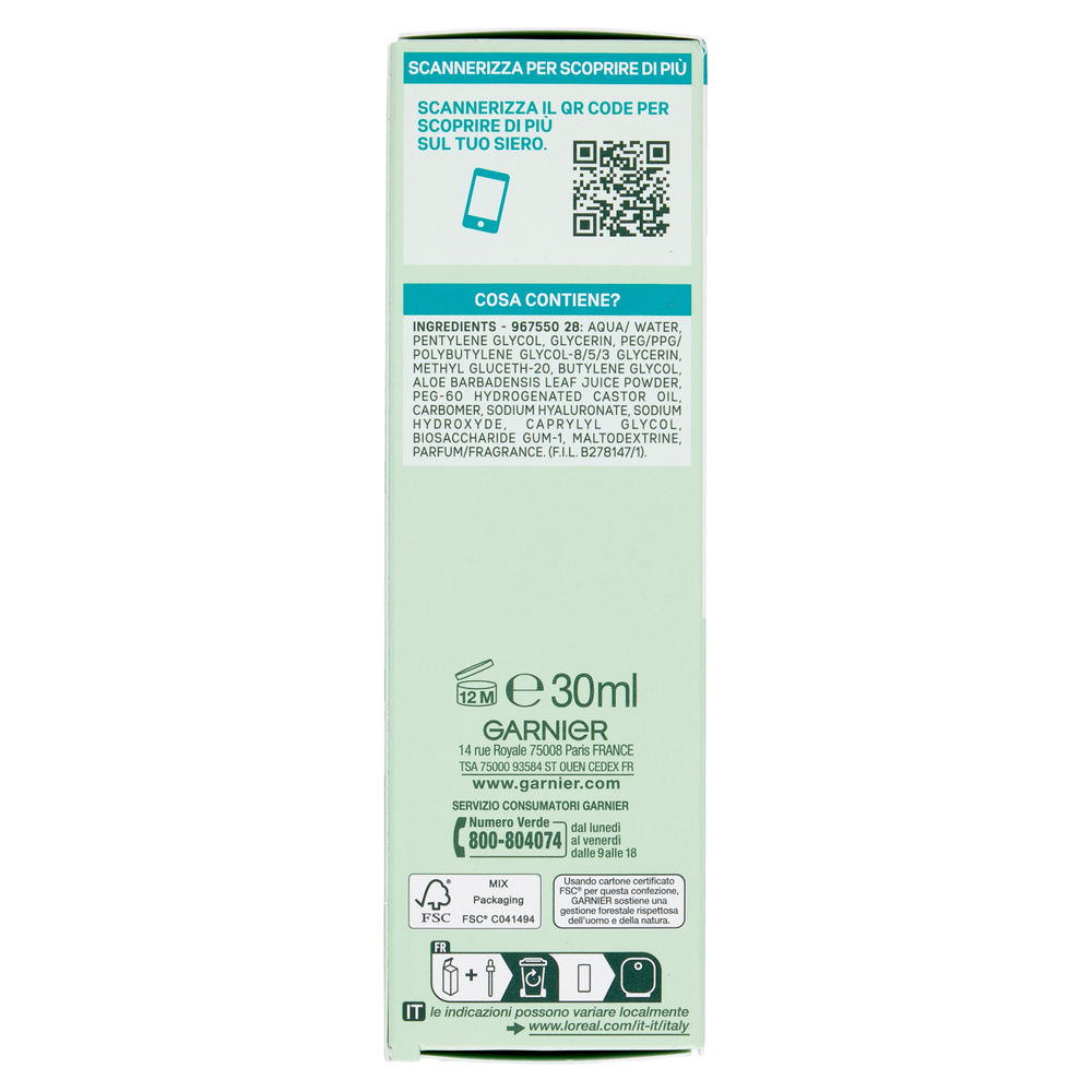 SIERO GARNIER SKINACTIVE HYALURONIC ALOE ML 30 - 6