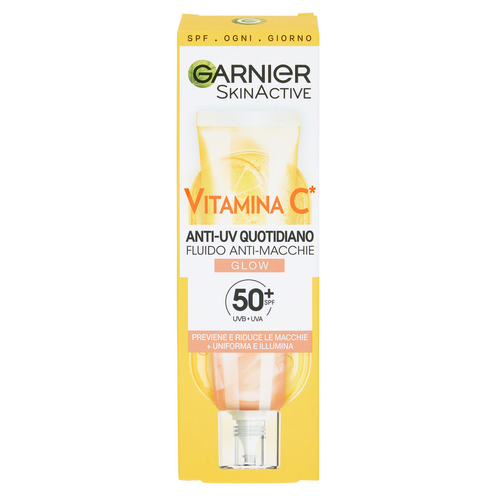 FLUIDO ANTI-UV ANTI-MACCHIE GARNIER VITAMINA C GLOW ML 40 - 2