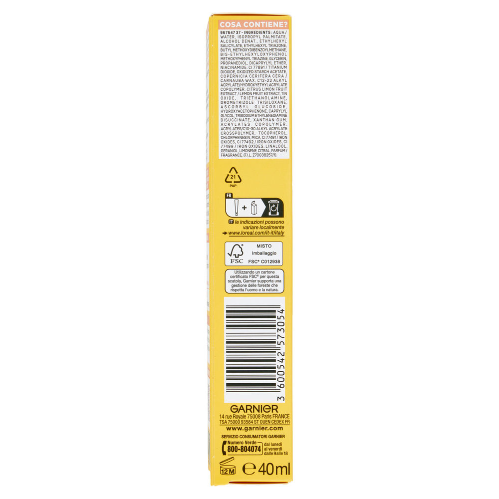 FLUIDO ANTI-UV ANTI-MACCHIE GARNIER VITAMINA C GLOW ML 40 - 6