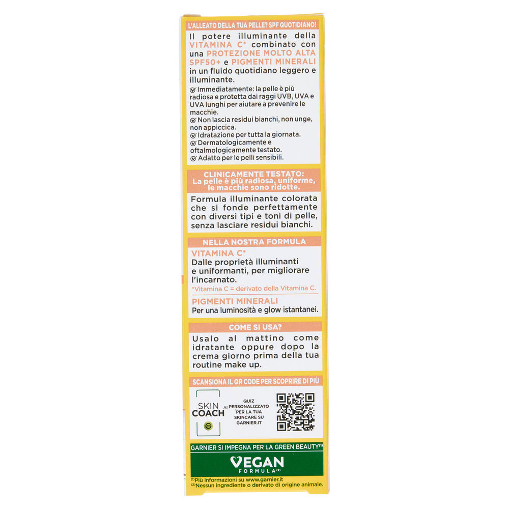 FLUIDO ANTI-UV ANTI-MACCHIE GARNIER VITAMINA C GLOW ML 40 - 1