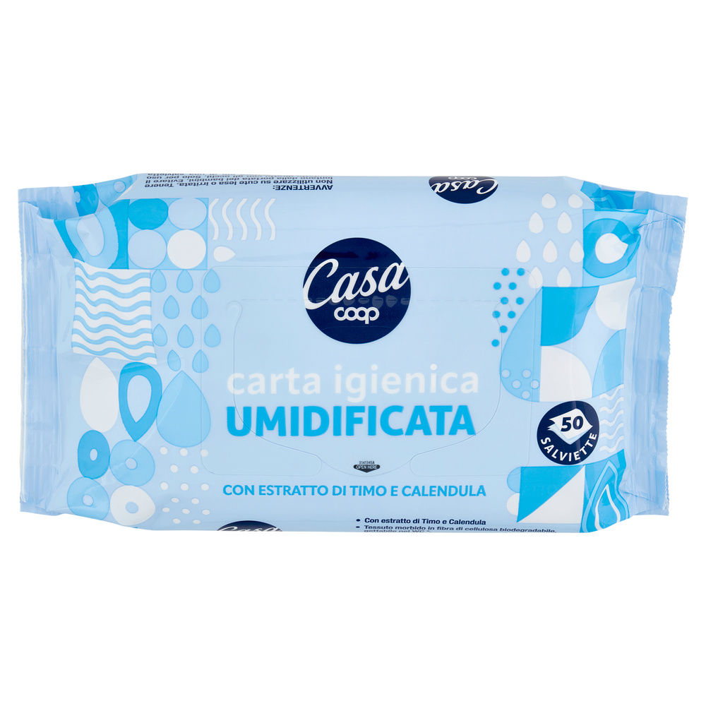 CARTA IGIENICA UMIDIFICATA IN SALVIETTE COOP CASA PZ 50 - 7