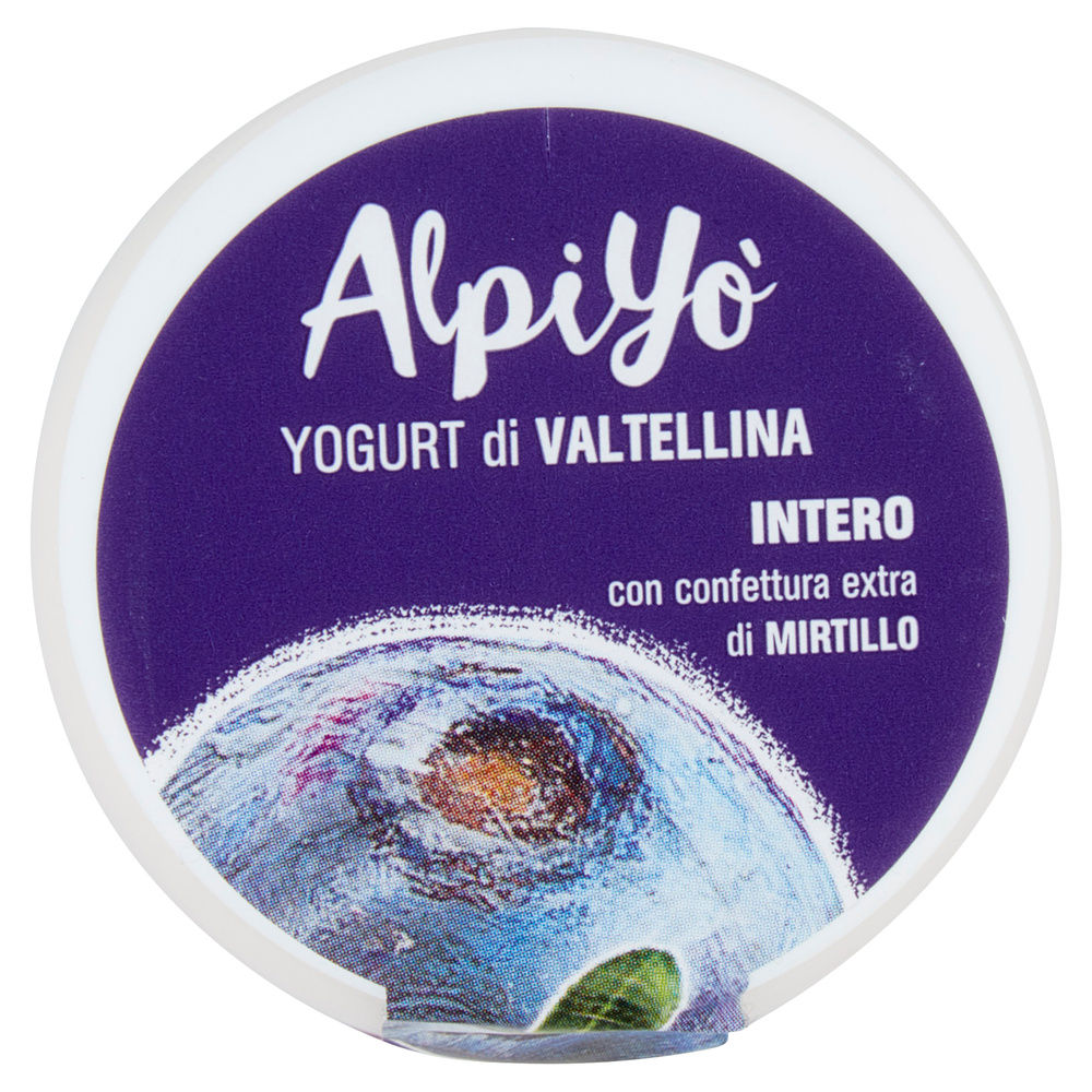 YOGURT ALPIYO'  INTERO MIRTILLO 125 G - 6