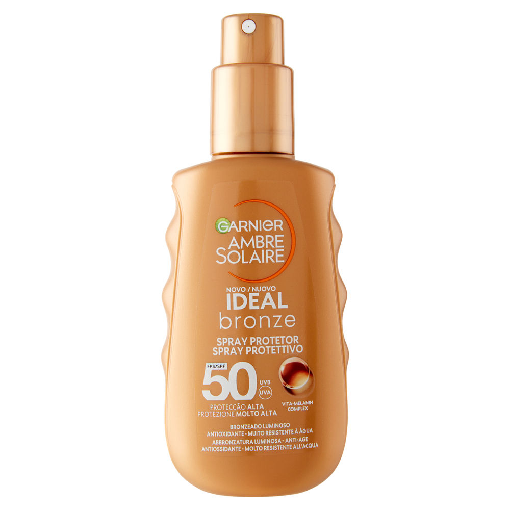 SOLARE SPRAY GARNIER AMBRE SOLAIRE IDEAL BRONZE 50 ML 150 - 0