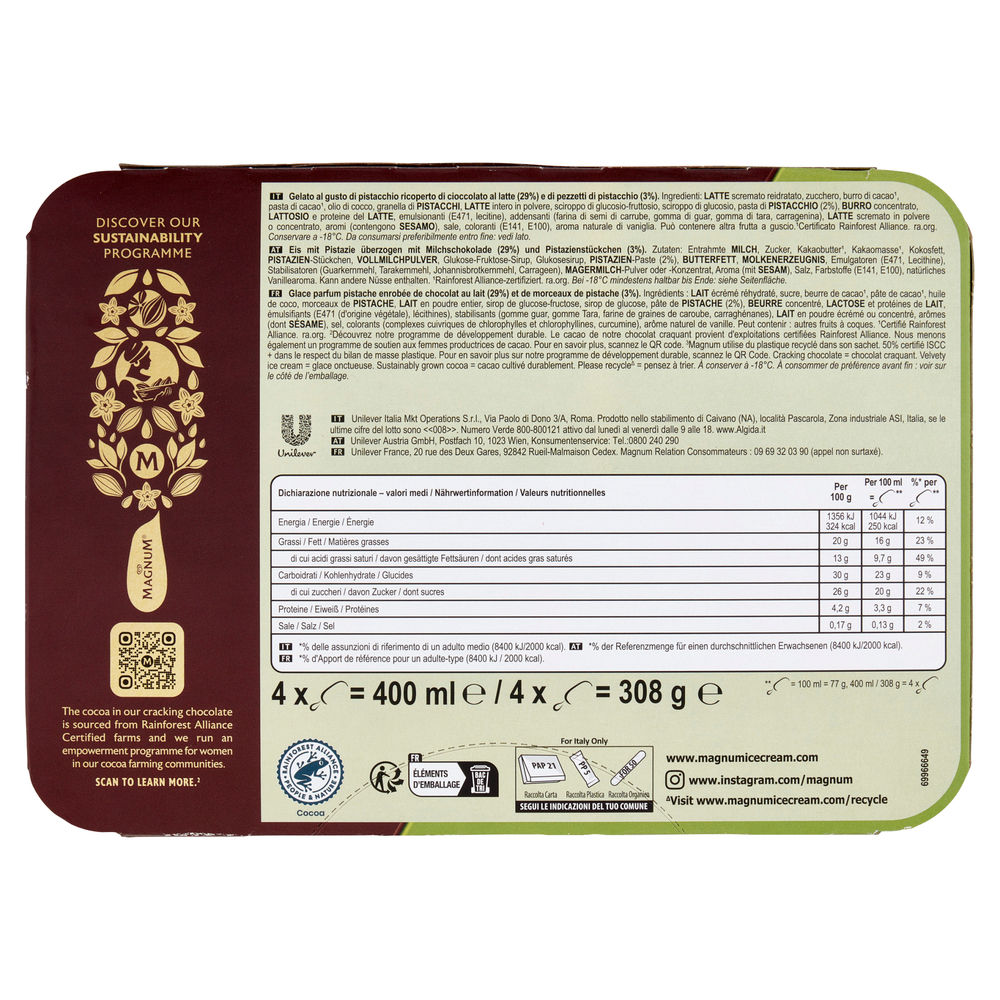 MAGNUM PISTACCHIO X4 G 308 - 1