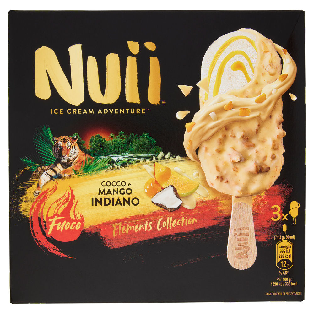GELATO COCCO E MANGO INDIANO NUII PZ 3 G 214 - 0