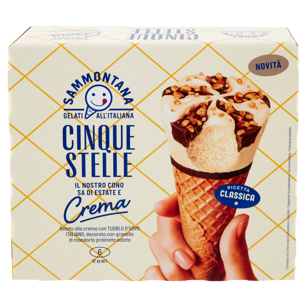 CONO CINQUE STELLE CREMA SAMMONTANA X6 G 450 - 2