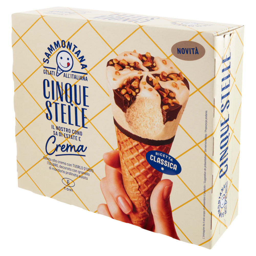 CONO CINQUE STELLE CREMA SAMMONTANA X6 G 450 - 3