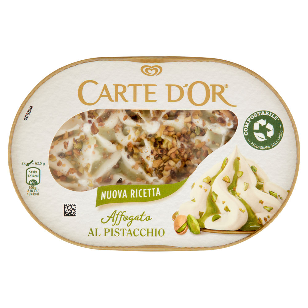 AFFOGATO AL PISTACCHIO CARTE D'OR ALGIDA NEW G 500 - 0