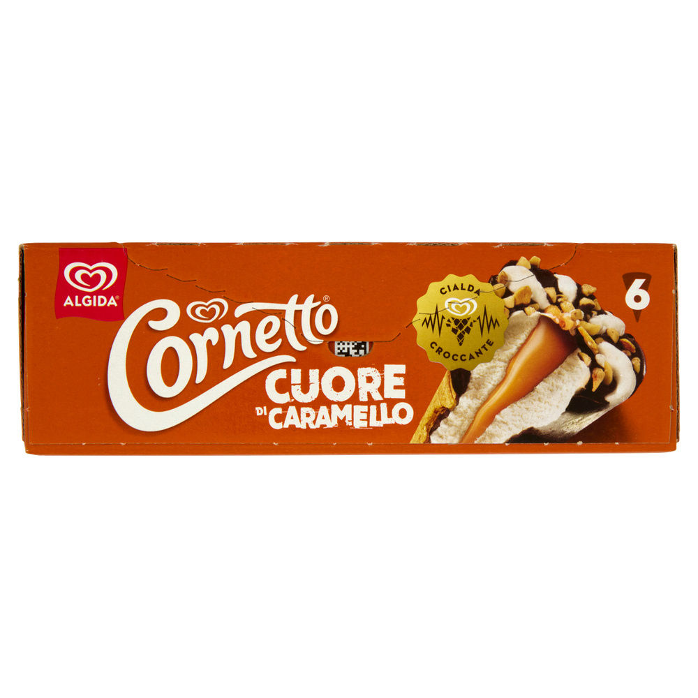 CORNETTO CUORE CARAMELLO ALGIDA PZ 6 G 342 - 3