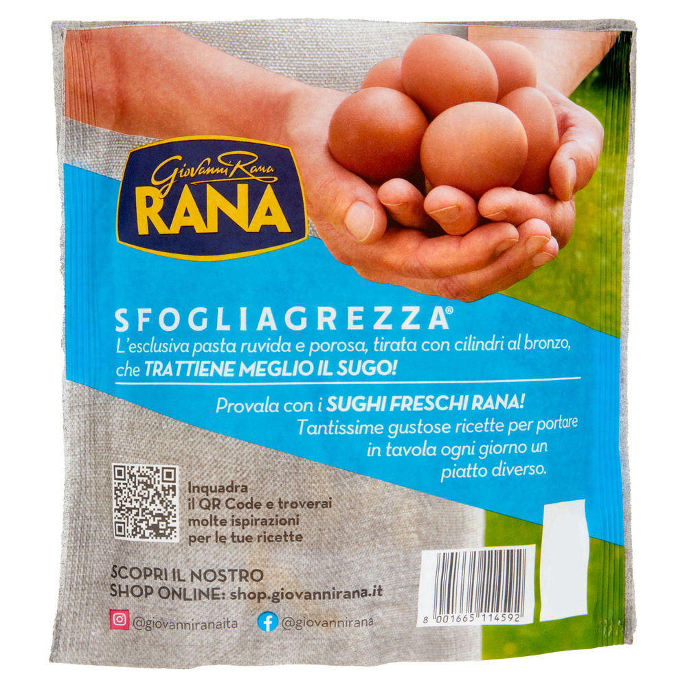 TAGLIATELLE SFOGLIAGREZZA RANA SACCHETTO G 250 - 1