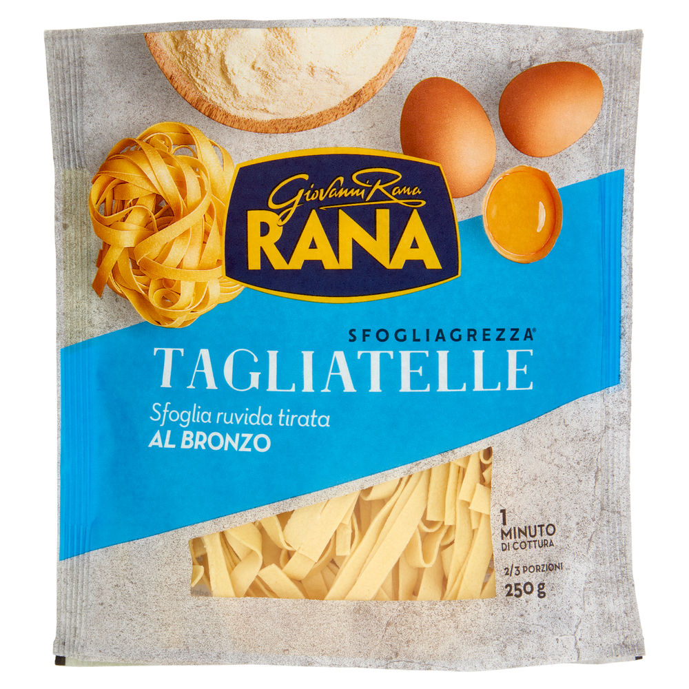 TAGLIATELLE SFOGLIAGREZZA RANA SACCHETTO G 250 - 0