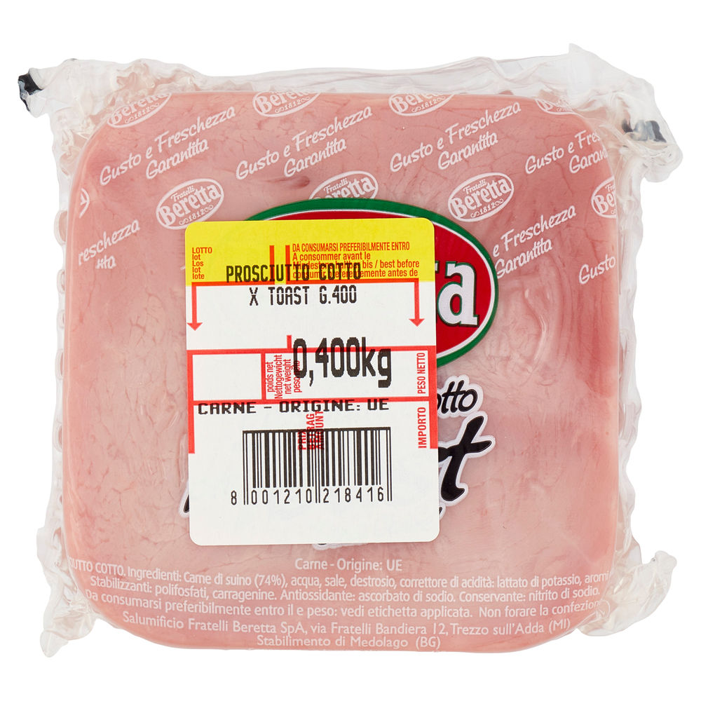 PROSCIUTTO COTTO TOAST TRANCIO BERETTA SV GR 400 - 1