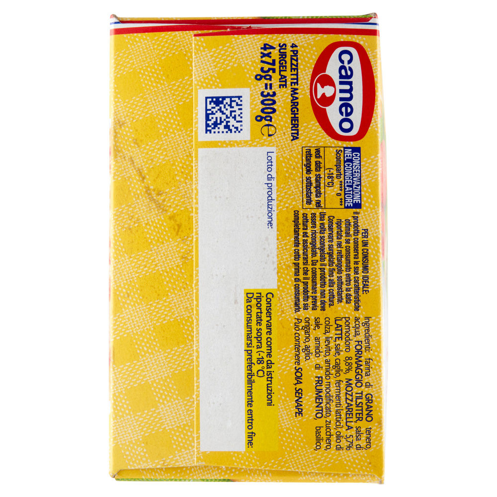 SPEEDY PIZZA MARGHERITA CAMEO 4PZ SCATOLA 300G - 2