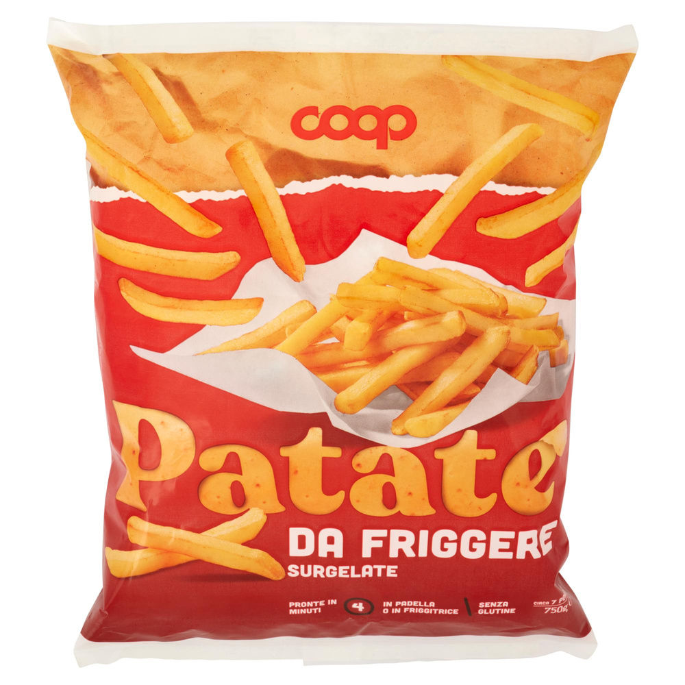 PATATE DA FRIGGERE SURGELATE COOP BUSTA G 750 - 4