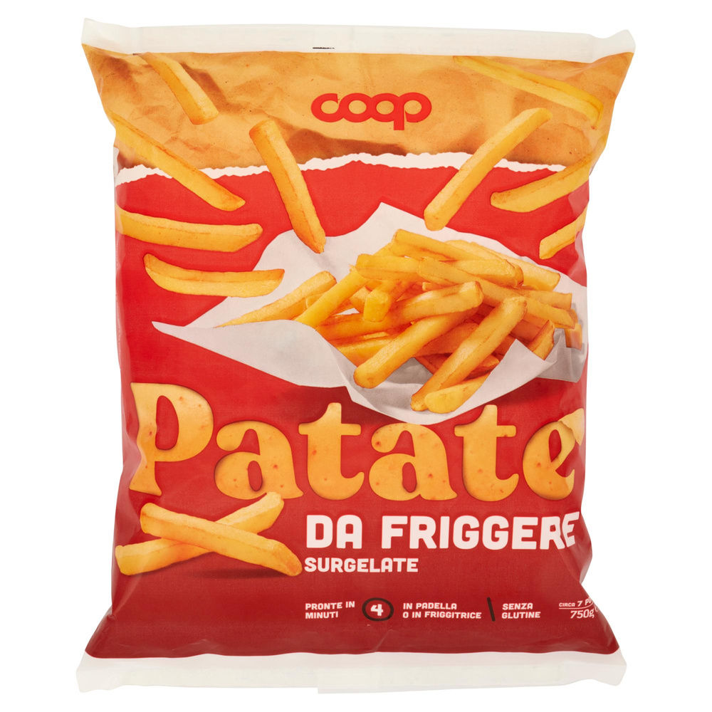PATATE DA FRIGGERE SURGELATE COOP BUSTA G 750 - 6