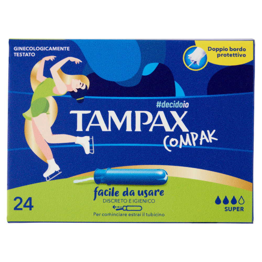 ASSORBENTI INTERNI TAMPAX COMPAK SUPER VP SCATOLA PZ.24 - 0