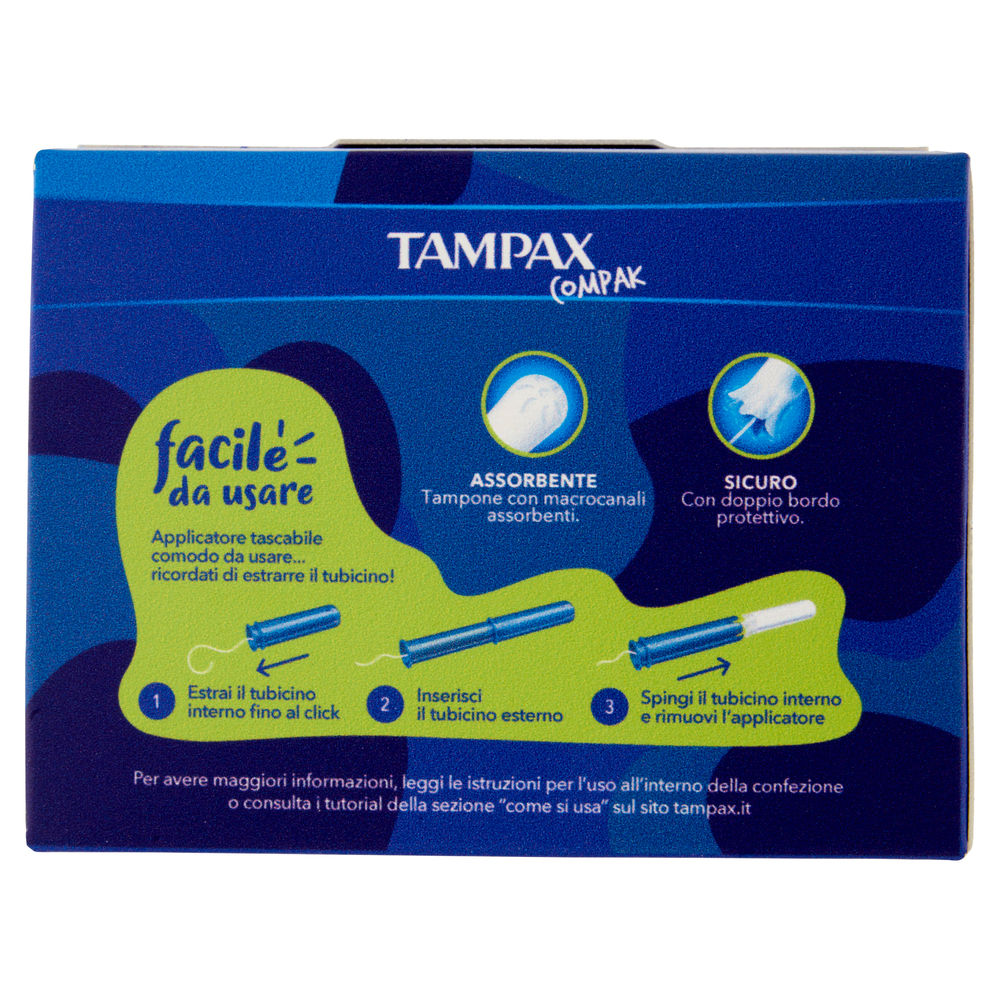ASSORBENTI INTERNI TAMPAX COMPAK SUPER VP SCATOLA PZ.24 - 1
