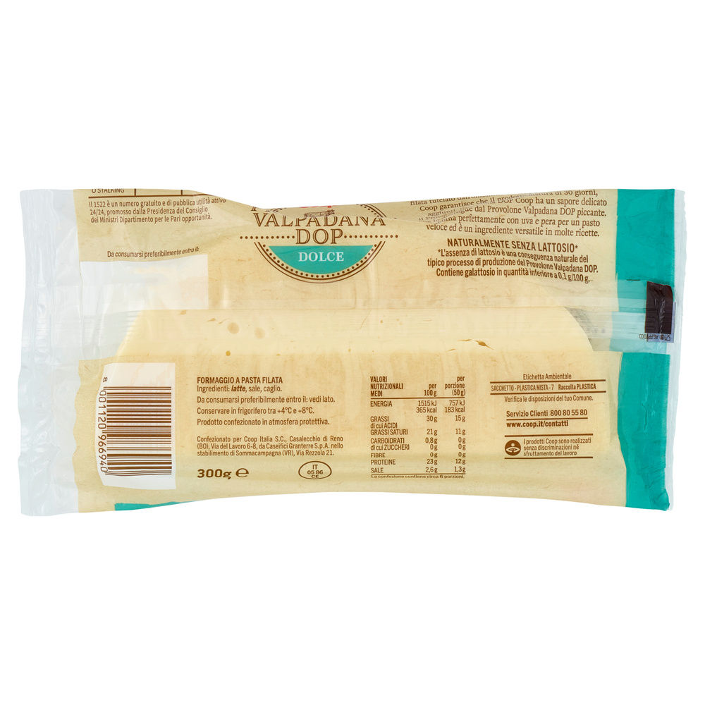 PROVOLONE VALPADANA DOP DOLCE COOP 300 G - 1