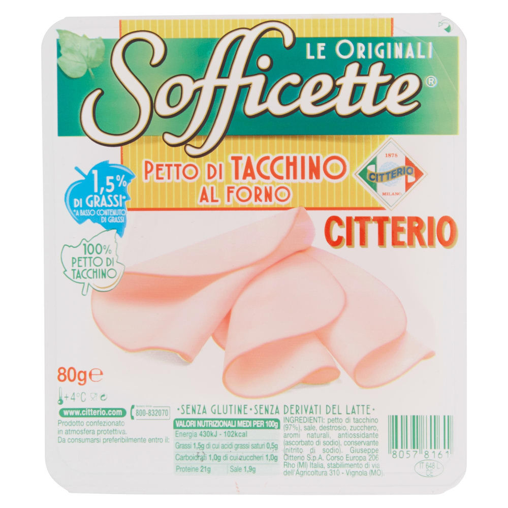 TACCHINO AL FORNO SOFFICETTE CITTERIO VASCHETTA G 80 - 2