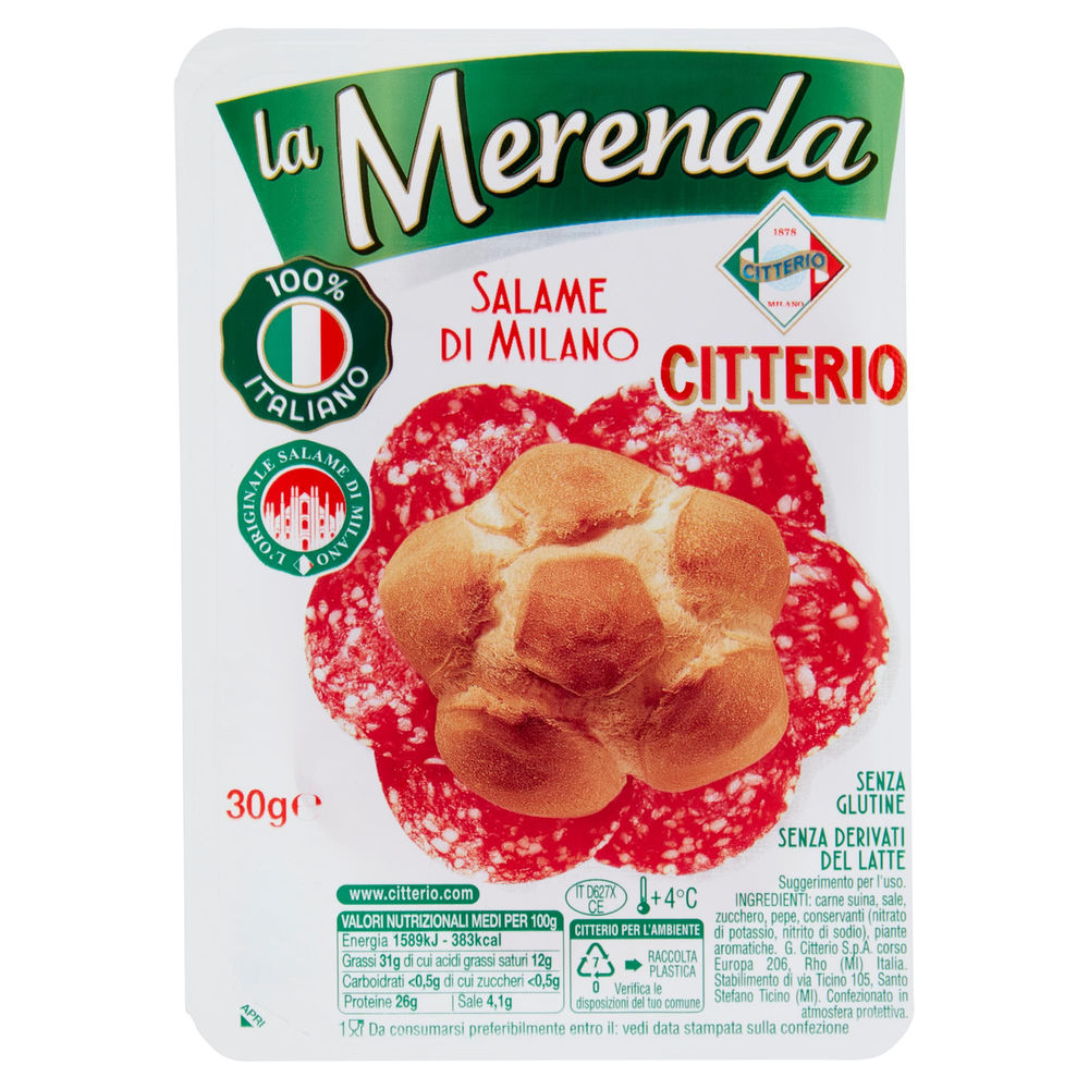 SALAME MILANO MERENDA CITTERIO VASCHETTA G 30 - 0