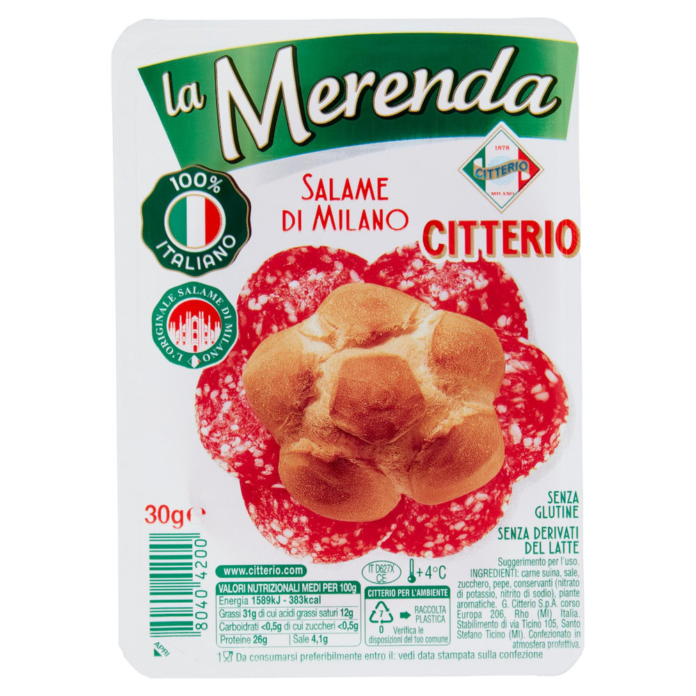 SALAME MILANO MERENDA CITTERIO VASCHETTA G 30 - 3